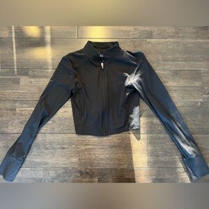 Balance Athletica Black Cropped Zip-Up